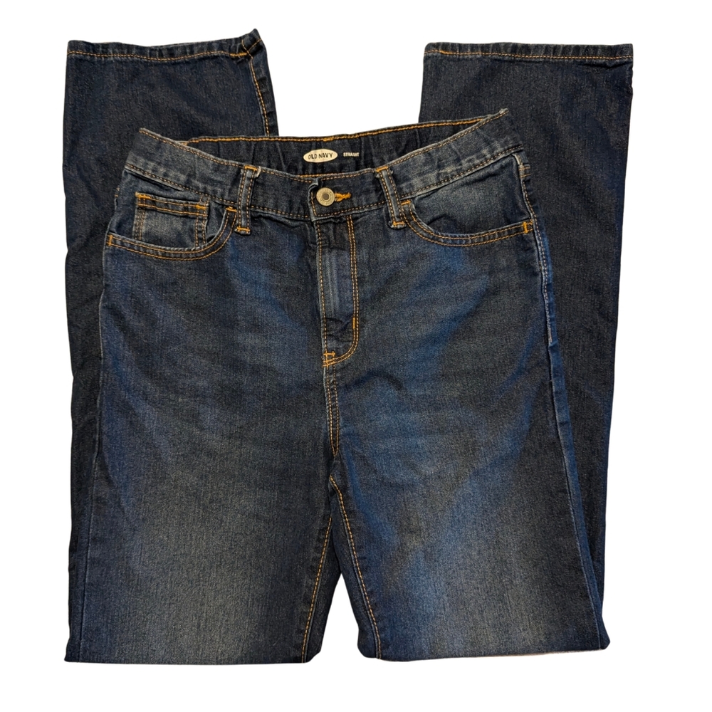 Old Navy Denim | Boys Straight Jeans Sz 16 | Casual Perfect Fit - Picture 3 of 5